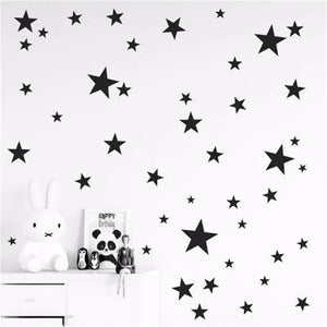 【インテリア装飾用】室内装飾 星柄ステッカー（24pcs/45pcs）