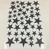 【インテリア装飾用】室内装飾 星柄ステッカー（24pcs/45pcs）