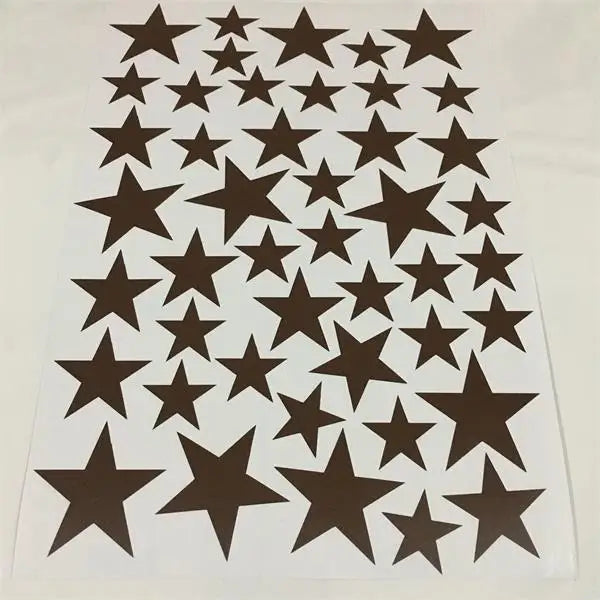 【インテリア装飾用】室内装飾 星柄ステッカー（24pcs/45pcs）