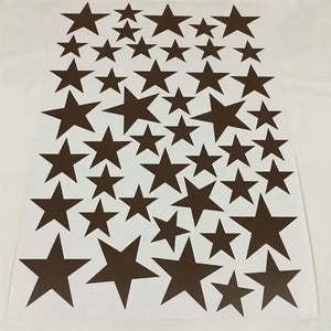 【インテリア装飾用】室内装飾 星柄ステッカー（24pcs/45pcs）