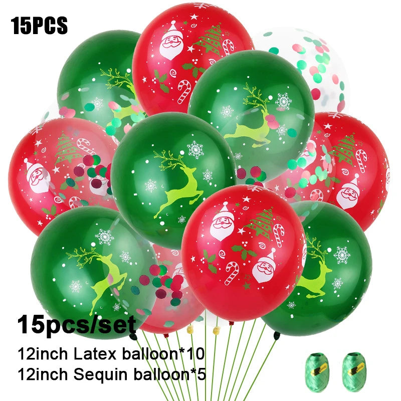 イベント・クリスマス装飾｜ラテックスバルーン10個/15個セット