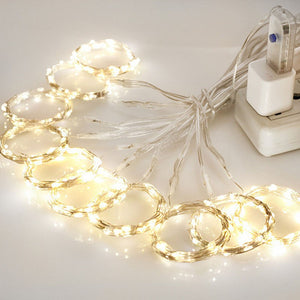 3m LEDカーテンライト クリスマスデコレーション用