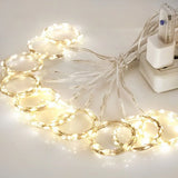 3m LEDカーテンライト クリスマスデコレーション用