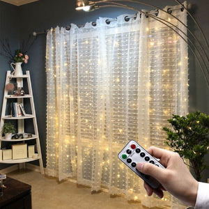 3m LEDカーテンライト クリスマスデコレーション用