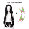 イベント・ハロウィングッズ｜胡蝶カナエ コスプレ用ウィッグセット(80CM)