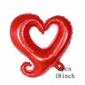 ラブハートベアホイルバルーン 誕生日・バレンタイン用