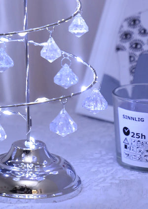 イベント・クリスマス装飾｜電池式LEDクリスマスツリーテーブルランプ