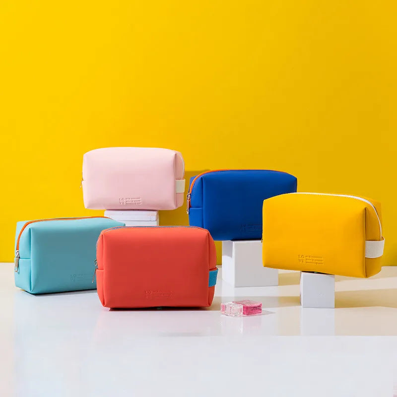 |イベント・ノベルティ用品 | 防水 キャンディカラーコスメポーチ | W16.5×H11.5×D7cm