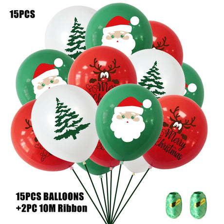 イベント・クリスマス装飾｜ラテックスバルーン10個/15個セット