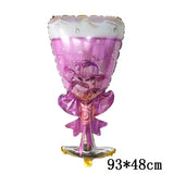 ラブハートベアホイルバルーン 誕生日・バレンタイン用