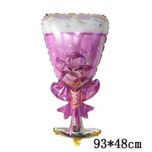 ラブハートベアホイルバルーン 誕生日・バレンタイン用