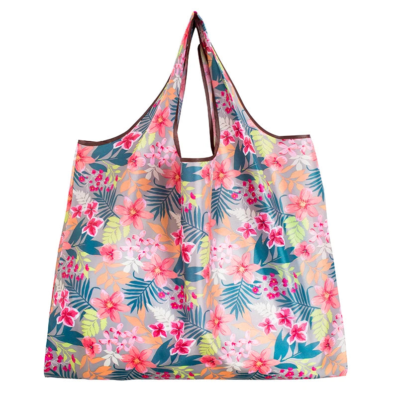 |ノベルティ用品 | コンパクト収納 プリントエコバッグ | 65cm×55c