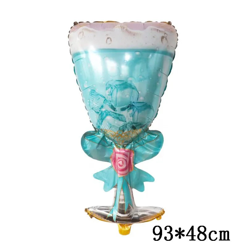 ラブハートベアホイルバルーン 誕生日・バレンタイン用