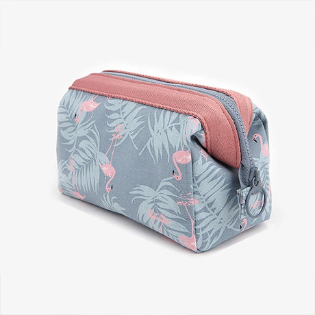 |イベント・ノベルティ用品 | 防水 フラミンゴ柄コスメバッグ | W18xH13xD9cm