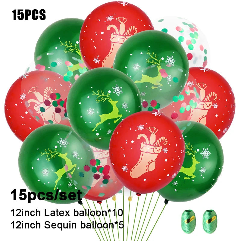 イベント・クリスマス装飾｜ラテックスバルーン10個/15個セット