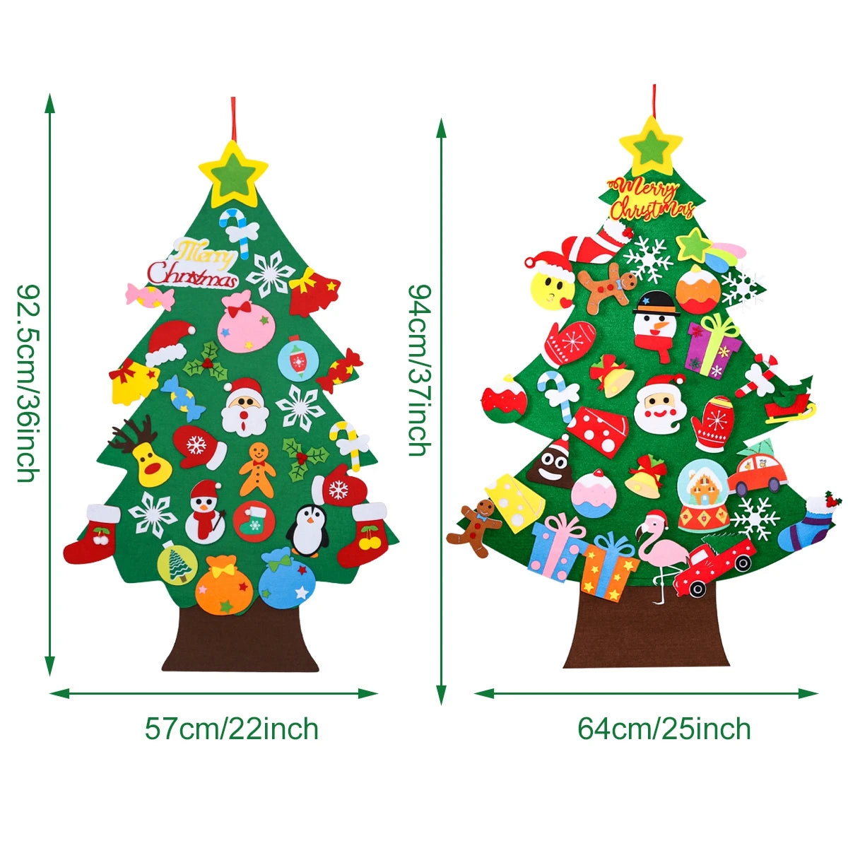 イベント・クリスマス装飾｜DIYフェルトクリスマスツリー デコレーションセット