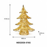 LEDクリスマスツリーオブジェ 120cm ゴールド装飾 サイズ・寸法画像｜誉PRINTING