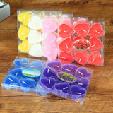 香り付きハート型アロマキャンドル9個セット