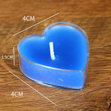 香り付きハート型アロマキャンドル9個セット