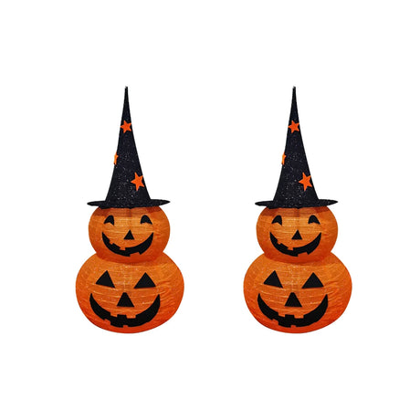 イベント・ハロウィングッズ｜LEDライト付きスタンドパンプキンランタン