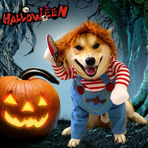 イベント・ハロウィングッズ｜犬用ホラー映画コスチュームセット