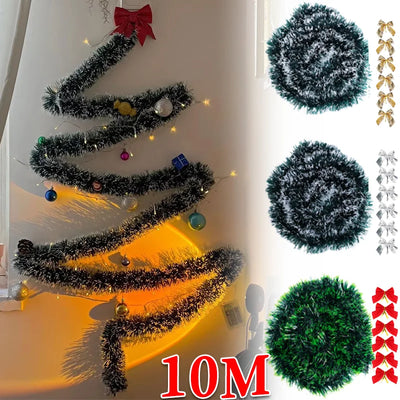 クリスマスガーランド｜イベント・クリスマス装飾｜リボン＆ティンセルデコレーション｜誉PRINTING