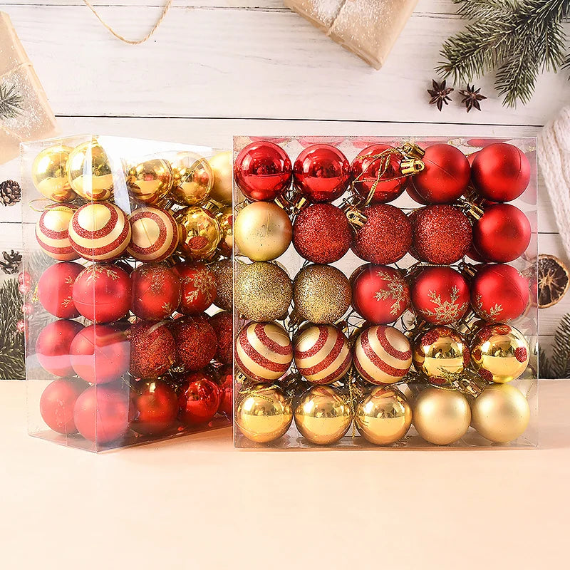 イベント・クリスマス装飾｜クリスマスボール50個セット 吊り下げオーナメント