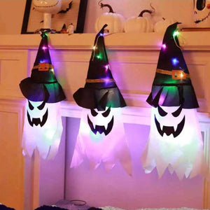 イベント・ハロウィン装飾｜ゴースト型吊り下げライト (1pcs/2pcs/3pcs)