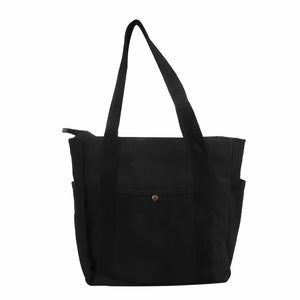 |ノベルティ用品 | ファスナー付きキャンバストートバッグ