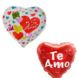 18インチ スペイン語ハートホイルバルーン 10個セット