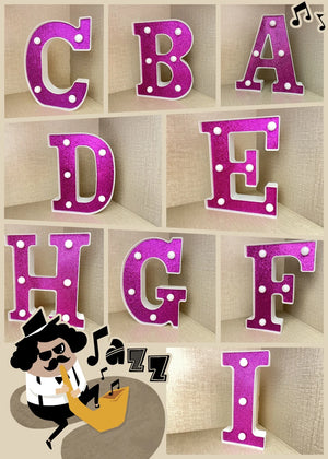 【LED装飾】LEDライト・デコレーションライト（ハート/アルファベット/数字）