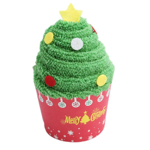 クリスマスグッズ・ ノベルティ用品｜クリスマスラッピング ハンドタオル|30×30c