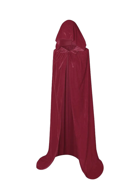 イベント・ハロウィングッズ｜ベルベットフード付きマント(60c～170c)