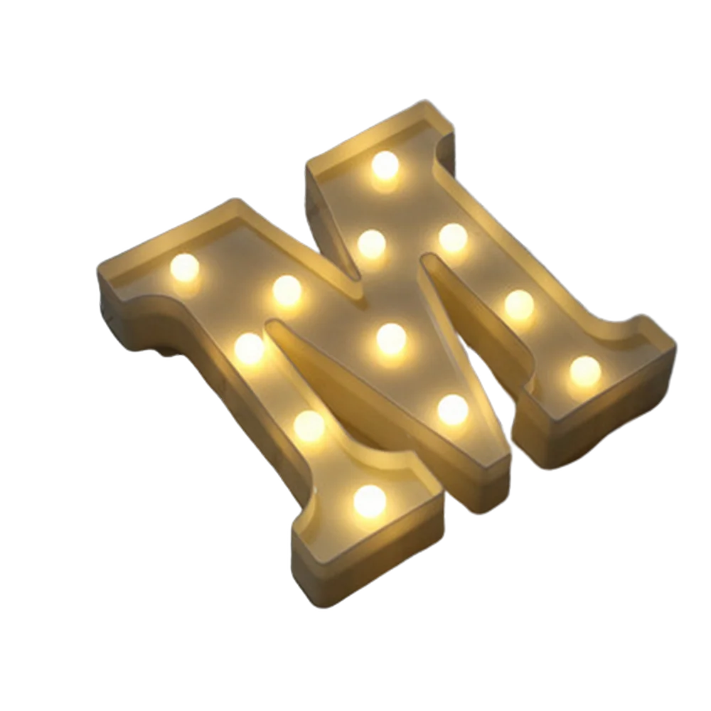 【LED装飾】LEDライト・デコレーションライト（ハート/アルファベット/数字）