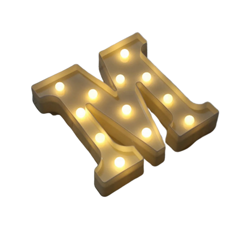 【LED装飾】LEDライト・デコレーションライト（ハート/アルファベット/数字）