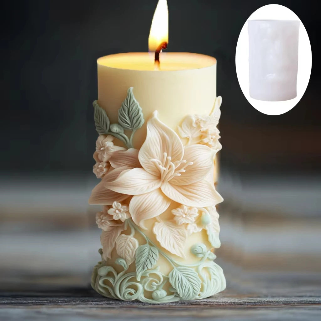 クラフト・DIY用｜ハンドメイドキャンドル用 繊細な花型