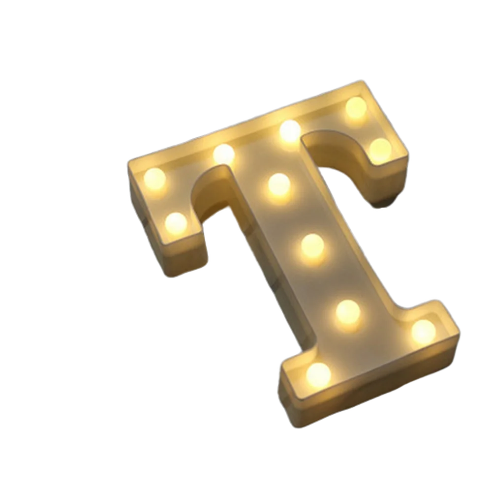 【LED装飾】LEDライト・デコレーションライト（ハート/アルファベット/数字）
