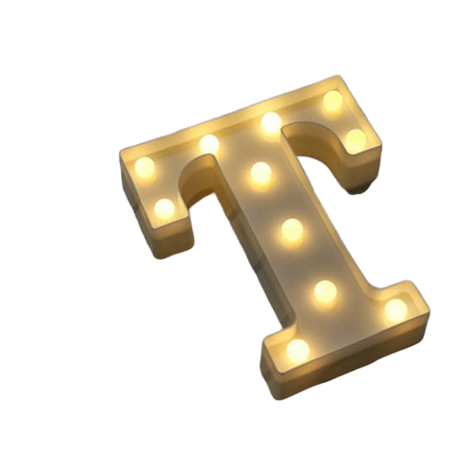 【LED装飾】LEDライト・デコレーションライト（ハート/アルファベット/数字）