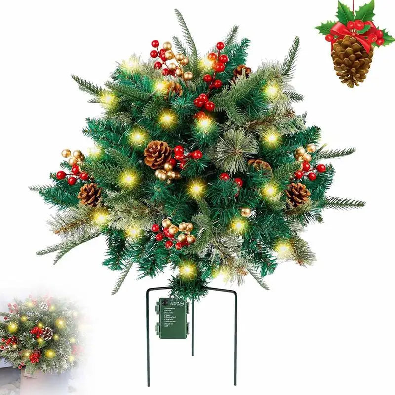 イベント・クリスマス装飾｜8モードライト付き 工クリスマスパインツリー