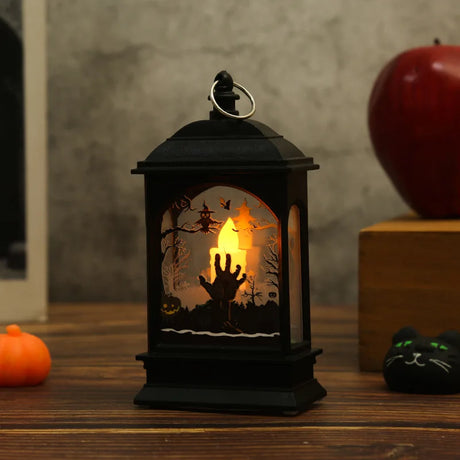 イベント・ハロウィングッズ｜ポータブル ハロウィン LEDパンプキンランタン(13.5c)