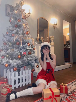 イベント・クリスマスグッズ｜ガーリーサンタクロースドレス(フリー)