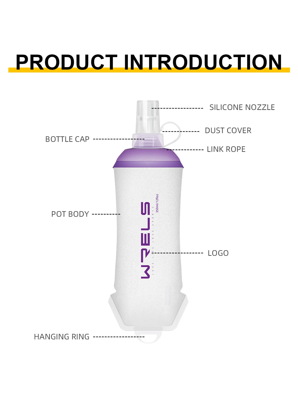 |イベント・ノベルティ用品 | 軽量折りたたみウォーターボトル | 200ml/350ml/500ml