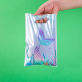 |イベント・ノベルティ用品 |マーメイド柄ギフトバッグ 10/30/50個セット | W16×H25c