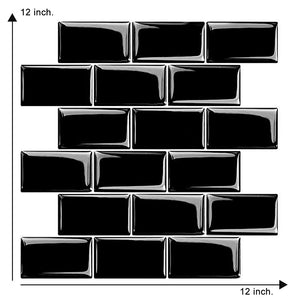 【DIY用】レンガ型天然石風ステッカー 30.5×30.5㎝(5pcs)