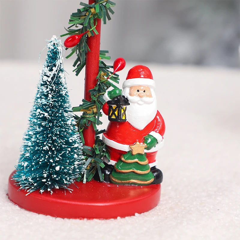 冬 架空の町 クリスマス キャンドルホルダー クリスマスキャンドルホルダー インテリアデコレーション｜誉PRINTING