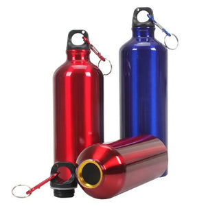 |イベント・ノベルティ用品 | アルミ製スポーツウォーターボトル 蓋付き | 400ml/500ml/600ml