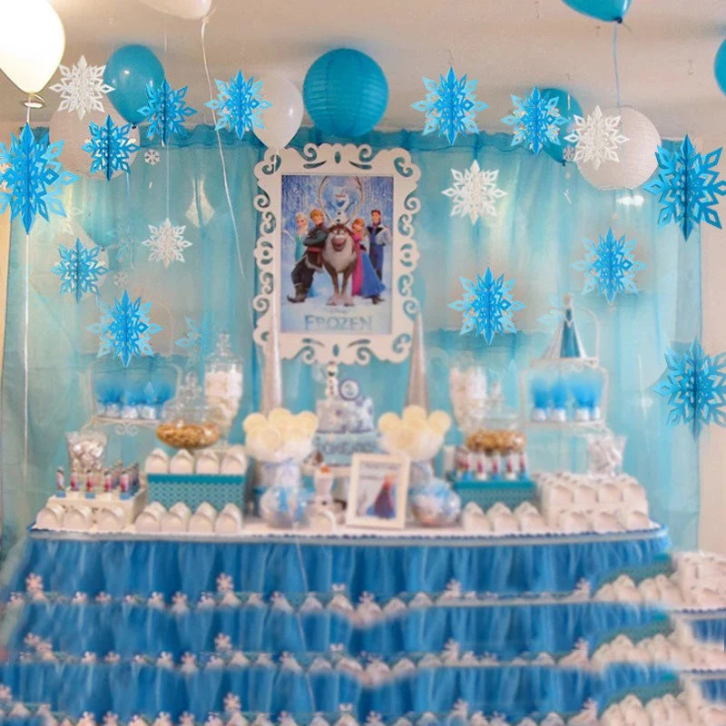 イベント・クリスマス装飾｜スノーフレーク オーナメントセット