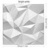 【DIY用】３D幾何学柄 石膏壁面風ステッカー(12pcs）