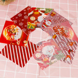 イベント・クリスマス装飾｜クリスマス柄ギフトバッグセット(100個入)