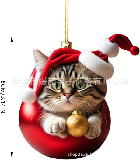 【クリスマス・インテリア装飾】猫・スノーマンなどの可愛いオーナメント（13パターン）